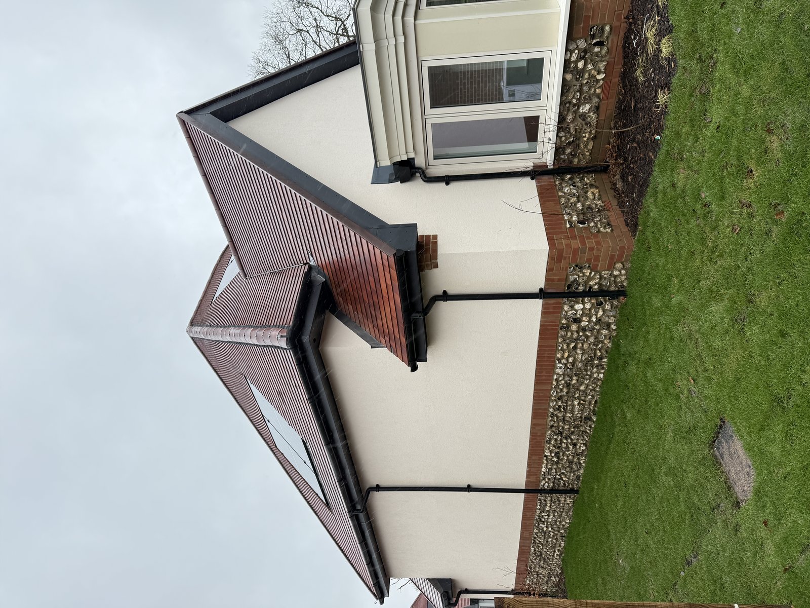 Silicone thin-coat render project by Namis Facades in Aldershot