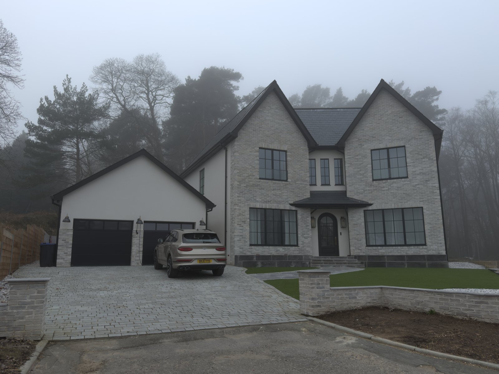 Silicone thin-coat render project by Namis Facades in Aldershot